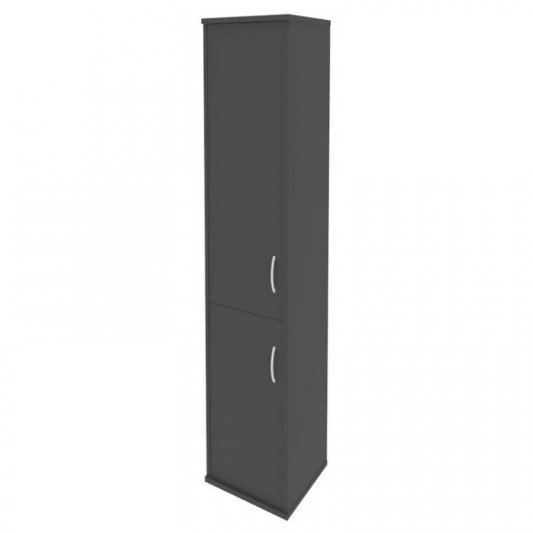 Riva Шкаф высокий узкий левый А.СУ-1.3 (L) Антрацит 404*365*1980
