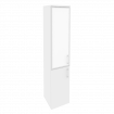 Onix Шкаф высокий узкий левый O.SU-1.2 R (L) white Белый Бриллиант/Стекло White 400*420*1977
