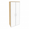 Onix Шкаф высокий широкий O.ST-1.10 R white Тиквуд Светлый/Стекло White 800*420*1977