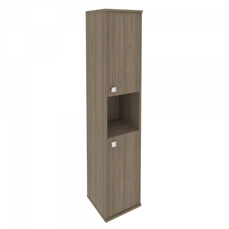 Style Шкаф высокий узкий правый Л.СУ-1.5 (R) Вяз Благородный 412*410*1980