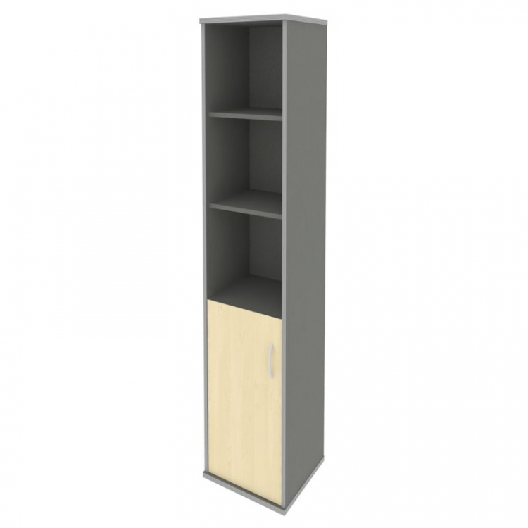 Riva Шкаф высокий узкий левый А.СУ-1.1 (L) Клен Металлик NEW 404*365*1980