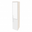 Onix Шкаф высокий узкий правый O.SU-1.2 R (R) white Денвер Светлый/Белый Бриллиант/Стекло White 400*