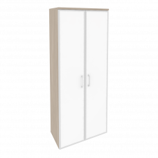 Onix Шкаф высокий широкий O.ST-1.10 R white Дуб Аттик/Стекло White 800*420*1977