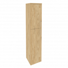 Onix Шкаф высокий узкий левый O.SU-1.8 (L) Тиквуд Светлый 400*420*1977