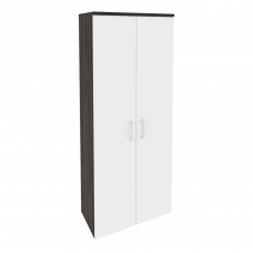 Onix Шкаф высокий широкий O.ST-1.9 Дуб Мали/Белый Бриллиант 800*420*1977