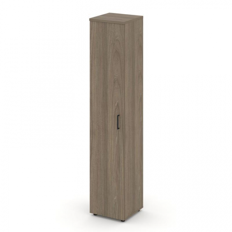 Style Project Шкаф высокий узкий унив. SN.STU.E-108 Вяз Благородный/Черный Ручки 400*400*1982