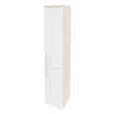 Onix Шкаф высокий узкий правый O.SU-1.3 (R) Денвер Светлый/Белый Бриллиант 400*420*1977