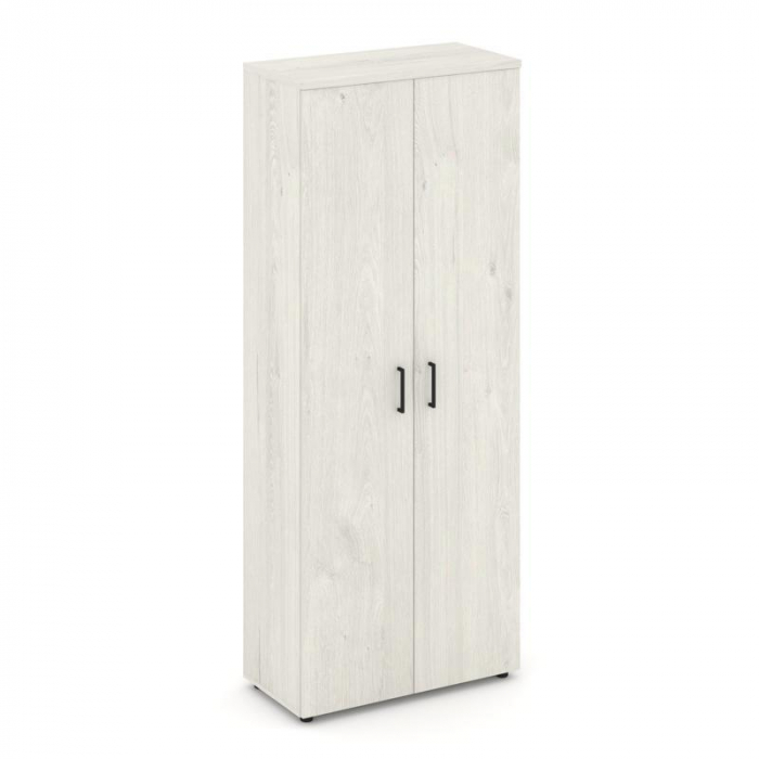 Style Project Шкаф высокий широкий SN.STS-108 Дуб Наварра/Черный Ручки 796*400*1982