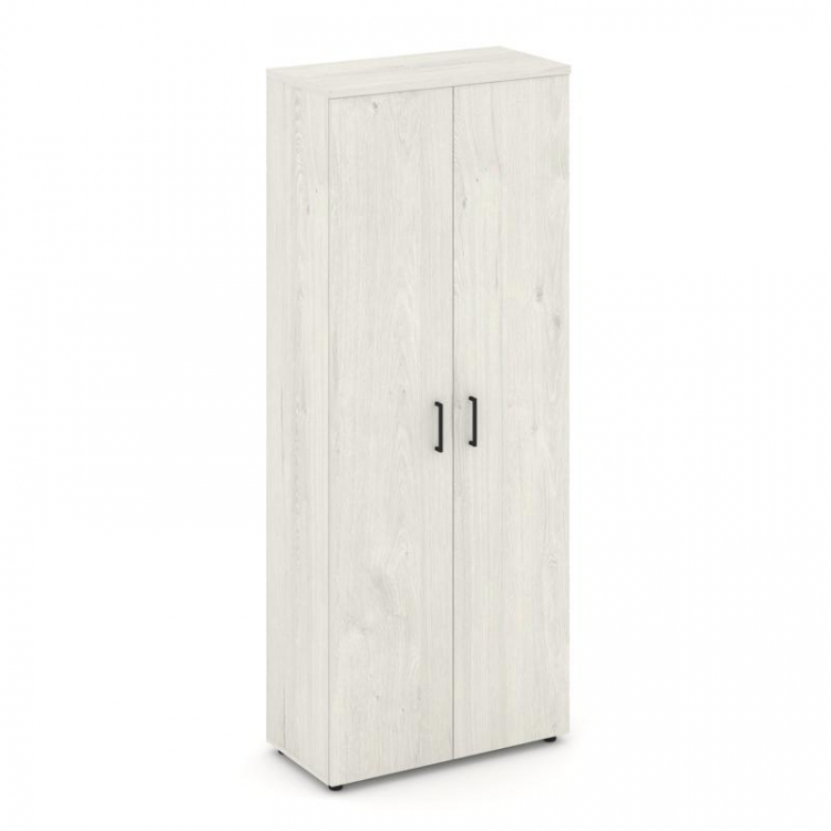 Style Project Шкаф высокий широкий SN.STS-108 Дуб Наварра/Черный Ручки 796*400*1982