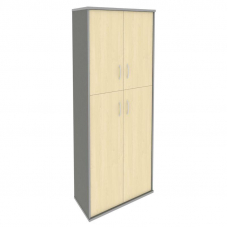 Riva Шкаф высокий широкий А.СТ-1.8 Клен Металлик NEW 770*365*1980