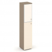 Estetica Шкаф высокий узкий левый ES.SU-1.7R (L) I Латте/Сатин/Лакобель ivory 400*420*1977