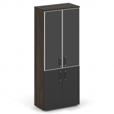 Шифт Шкаф высокий широкий SK.ST-1.2R black Дуб Мали/Антрацит NEW/Стекло Black 800*420*1977