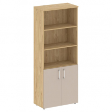 Shift Шкаф высокий широкий SK.ST-1.1 Тиквуд Светлый/Капучино 800*420*1977