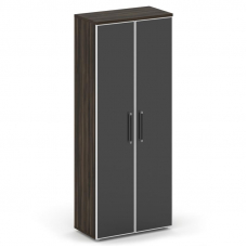 Shift Шкаф высокий широкий SK.ST-1.10R black Дуб Мали/Стекло Black 800*420*1977