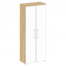 Shift Шкаф высокий широкий SK.ST-1.10R white Тиквуд Светлый/Стекло White 800*420*1977