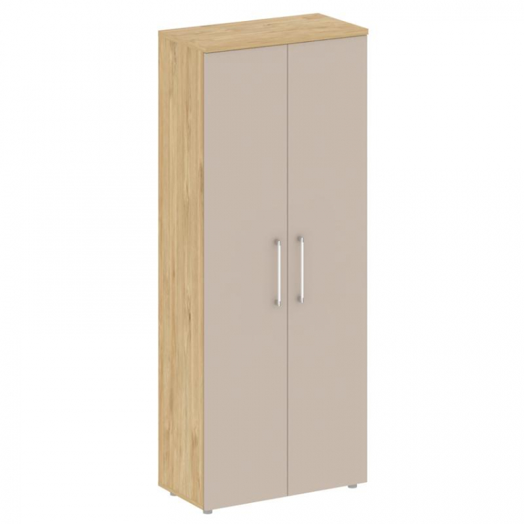 Shift Шкаф высокий широкий SK.ST-1.9 Тиквуд Светлый/Капучино 800*420*1977