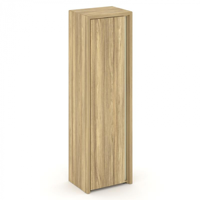 Corner Шкаф высокий узкий COR.SU-1.9 (L) Гикори Песочный/Ваниль 600*450*2000