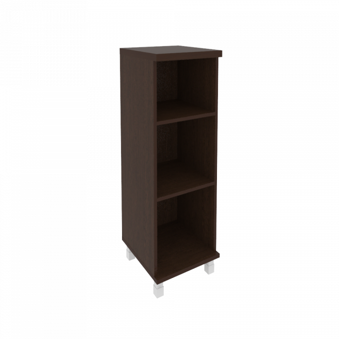 First Стеллаж средний узкий KSU-2 Венге Цаво 401*432*1260