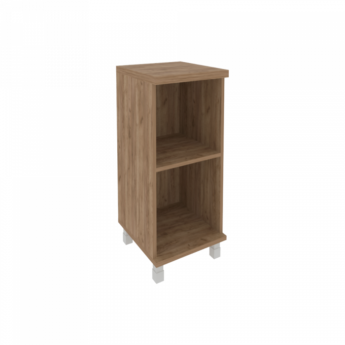 First Стеллаж низкий узкий KSU-3 Дуб Табак 401*432*958