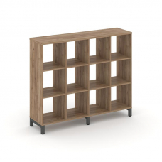 Style Project Каркас стеллажа 3 яр. SN.KS-340 Дуб Табак/Металл Антрацит 1488*400*1248