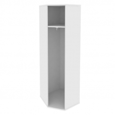 Riva Стеллаж уголовой с дверью А.СТ-1.10 Белый 600*600*1980