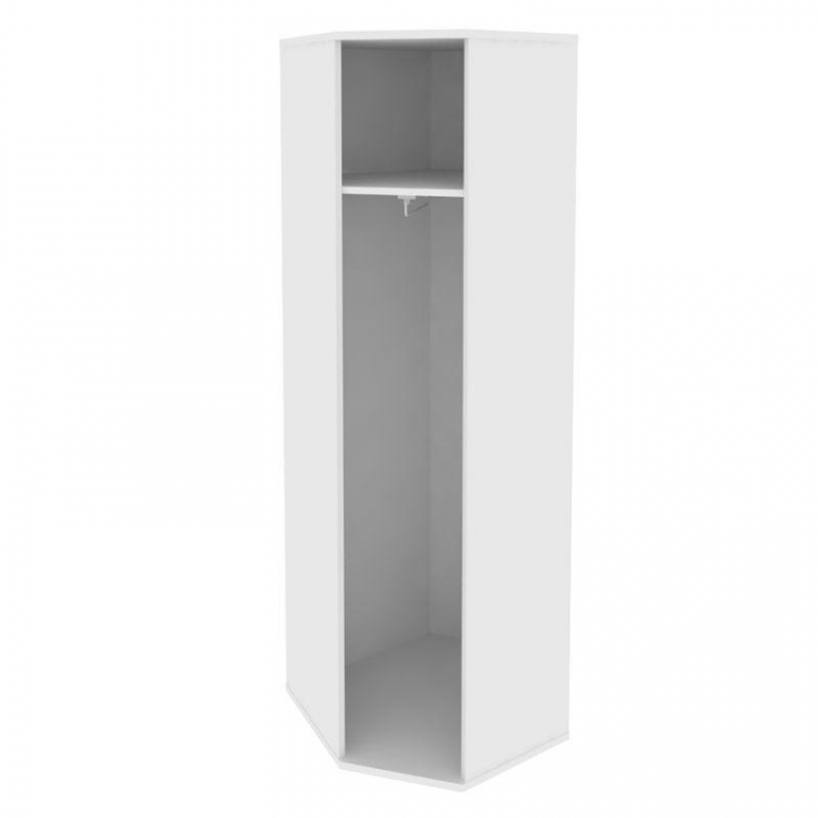 Riva Стеллаж уголовой с дверью А.СТ-1.10 Белый 600*600*1980