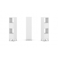 Style Project Набор стеллажа 1 сторон., 4 яр. SN.NS-411 Белый/Металл Белый 387*400*1615