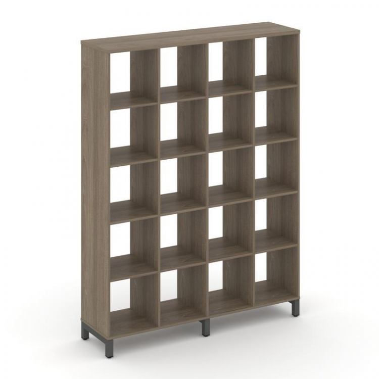 Style Project Каркас стеллажа 5 яр. SN.KS-540 Вяз Благородный/Металл Антрацит 1488*400*1982