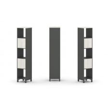 Style Project Набор стеллажа 1 сторон., 5 яр. SN.NS-511 Антрацит/Дуб Наварра/Металл Антрацит 387*400