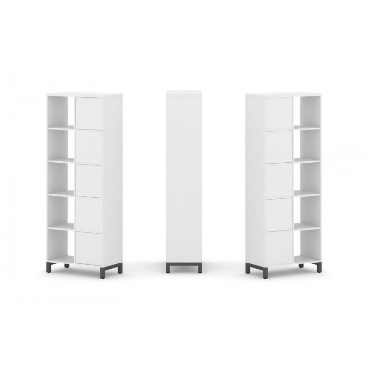 Style Project Набор стеллажа 2-х сторон., 5 яр. SN.NSD-521 Белый/Металл Антрацит 754*400*1982