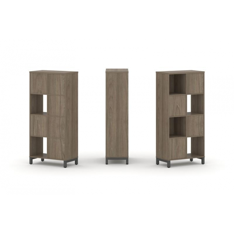 Style Project Набор стеллажа 1 сторон., 4 яр. SN.NS-421 Вяз Благородный/Металл Антрацит 754*400*1615