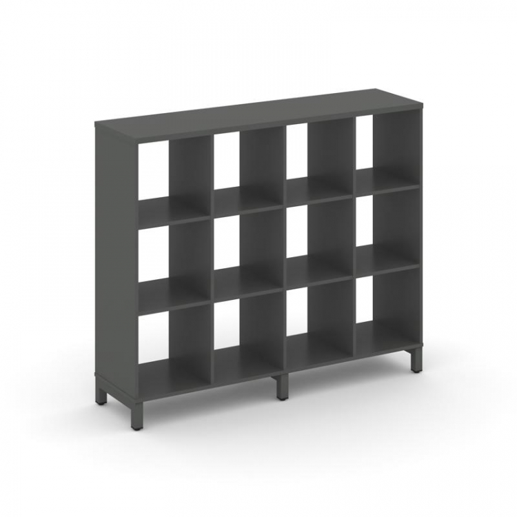 Style Project Каркас стеллажа 3 яр. SN.KS-340 Антрацит/Металл Антрацит 1488*400*1248