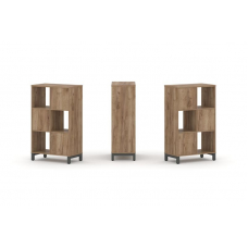 Style Project Набор стеллажа 1 сторон., 3 яр. SN.NS-321 Дуб Табак/Металл Антрацит 754*400*1248