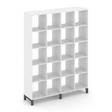 Style Project Каркас стеллажа 5 яр. SN.KS-540 Белый/Металл Антрацит 1488*400*1982