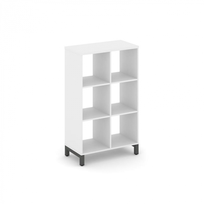 Стайл Проджект Каркас стеллажа 3 яр. SN.KS-320 Белый/Металл Антрацит 754*400*1248