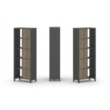 Style Project Набор стеллажа 2-х сторон., 5 яр. SN.NSD-521 Антрацит/Вяз Благородный/Металл Антрацит