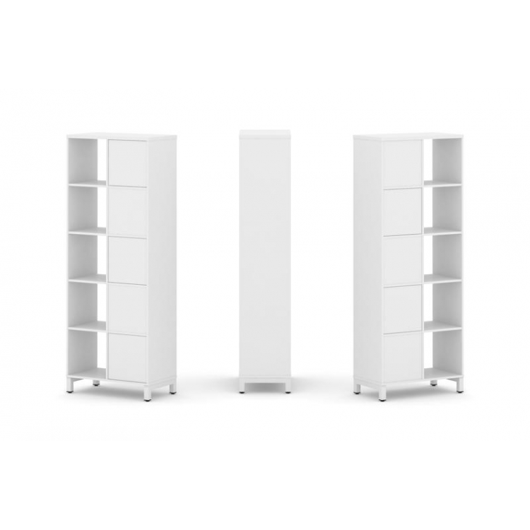 Style Project Набор стеллажа 2-х сторон., 5 яр. SN.NSD-521 Белый/Металл Белый 754*400*1982