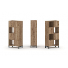 Style Project Набор стеллажа 1 сторон., 4 яр. SN.NS-421 Дуб Табак/Металл Антрацит 754*400*1615