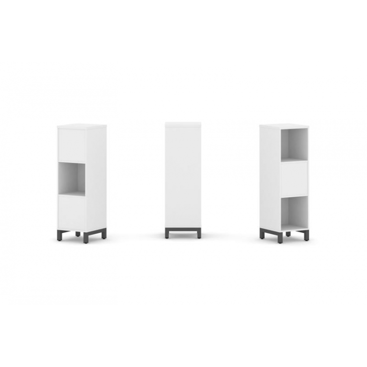 Style Project Набор стеллажа 2-х сторон., 3 яр. SN.NSD-311 Белый/Металл Антрацит 387*400*1248