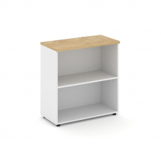 Style Project Стеллаж низкий широкий SN.STS-300 Белый/Тиквуд Светлый 796*400*833