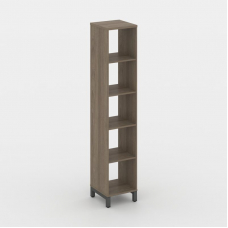 Style Project Каркас стеллажа 5 яр. SN.KS-510 Вяз Благородный/Металл Антрацит 387*400*1982