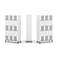 Style Project Набор стеллажа 2-х сторон., 5 яр. SN.NSD-531 Белый/Металл Антрацит 1121*400*1982