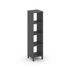 Style Project Каркас стеллажа 4 яр. SN.KS-410 Антрацит/Металл Антрацит 387*400*1615