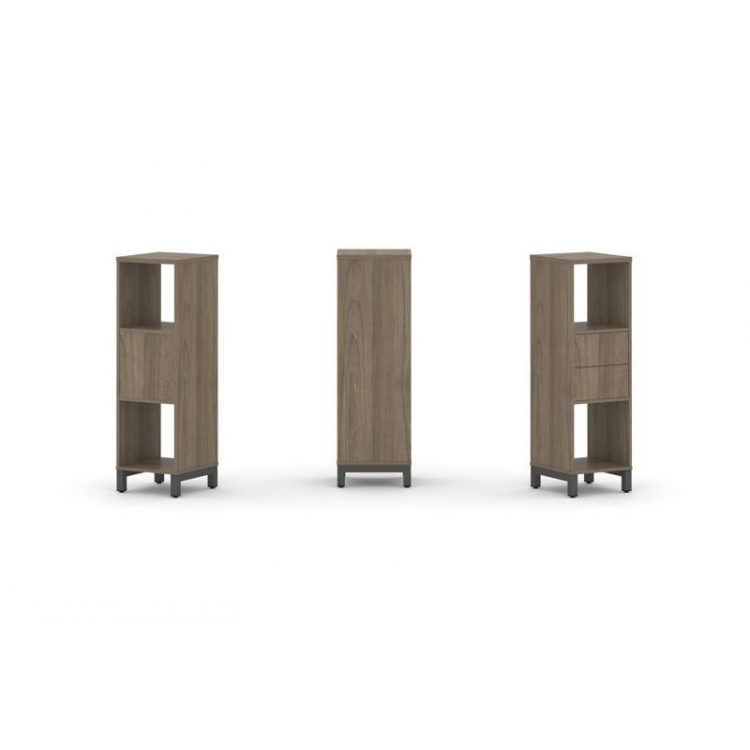 Style Project Набор стеллажа 1 сторон., 3 яр. SN.NS-311 Вяз Благородный/Металл Антрацит 387*400*1248