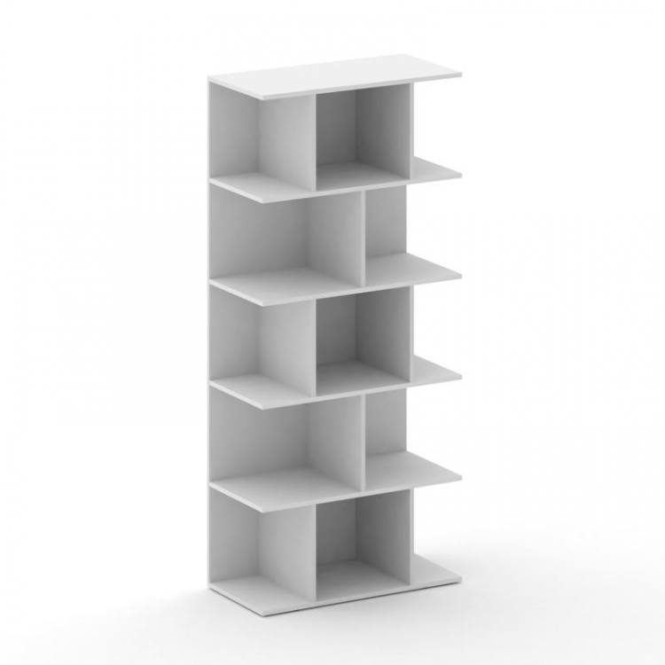 Стеллаж открытый широкий высокий CRU.SO-100 Белый Бриллиант UM 896*460*2000