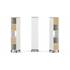 Style Project Набор стеллажа 2-х сторон., 5 яр. SN.NSD-511 Белый/Тиквуд Светлый/Металл Антрацит 387*