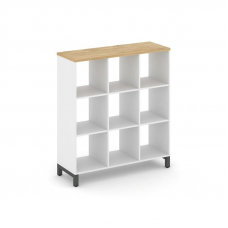 Style Project Каркас стеллажа 3 яр. SN.KS-330 Белый/Тиквуд Светлый/Металл Антрацит 1121*400*1248