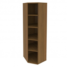 Riva Стеллаж уголовой с дверью А.СТ-1.10 Орех Гварнери 600*600*1975