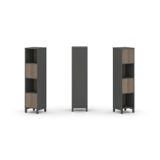 Style Project Набор стеллажа 2-х сторон., 4 яр. SN.NSD-411 Антрацит/Вяз Благородный/Металл Антрацит