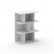 Стеллаж открытый широкий средний CRU.SO-200 Белый Бриллиант UM 896*460*1202